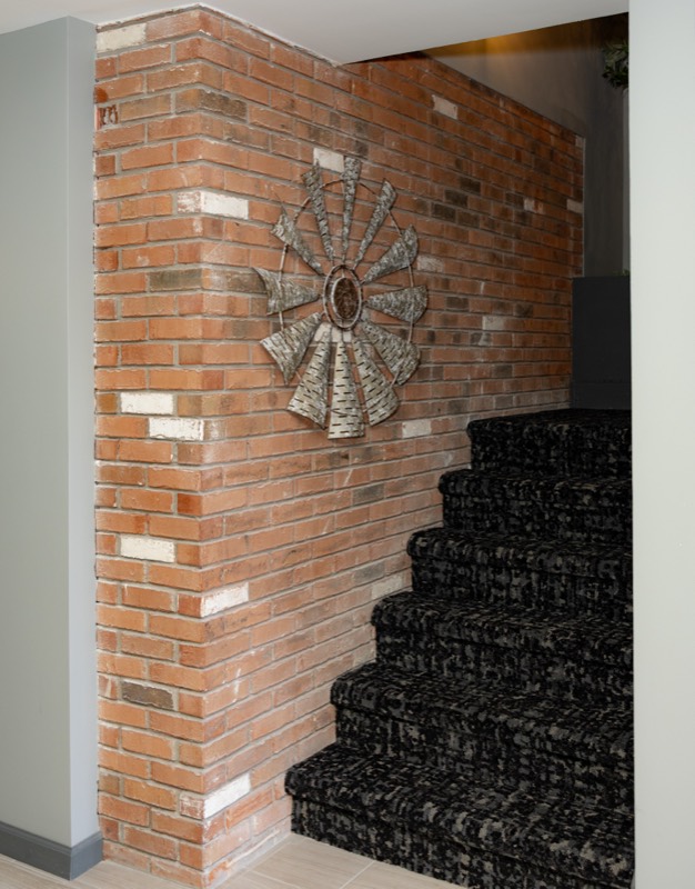 Brick and stair